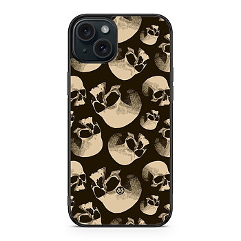 iPhone 15 Plus Skal - Dödskallar
