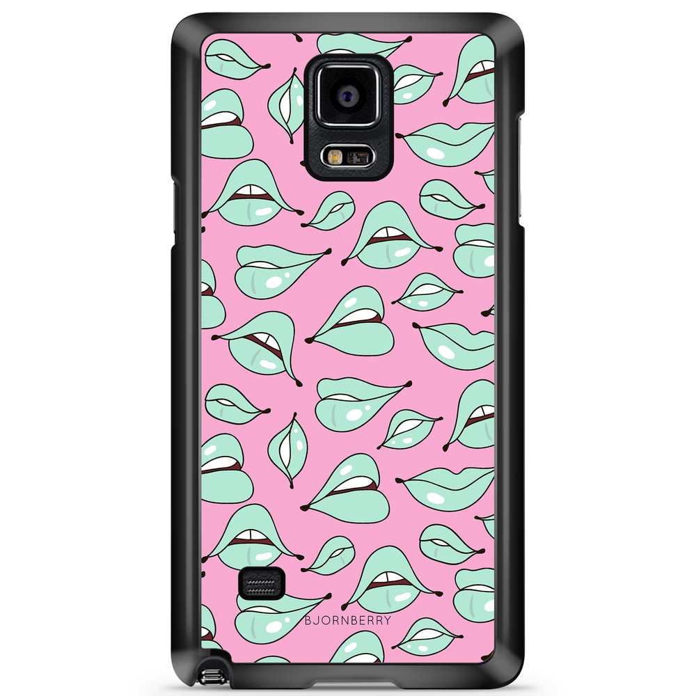 Samsung Galaxy Note 4 Case - Green Lips