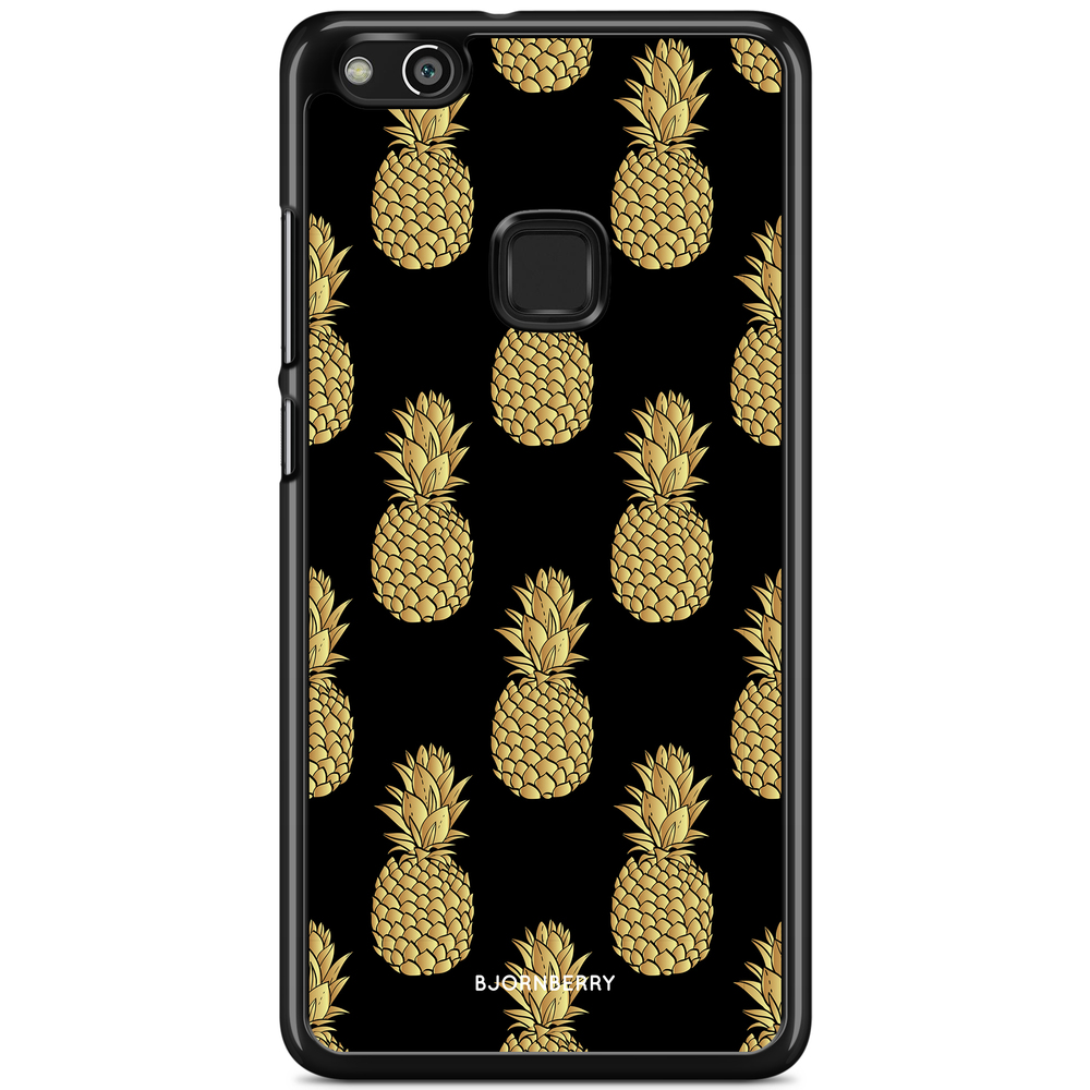 Huawei P10 Lite Case - Gold Pineapples