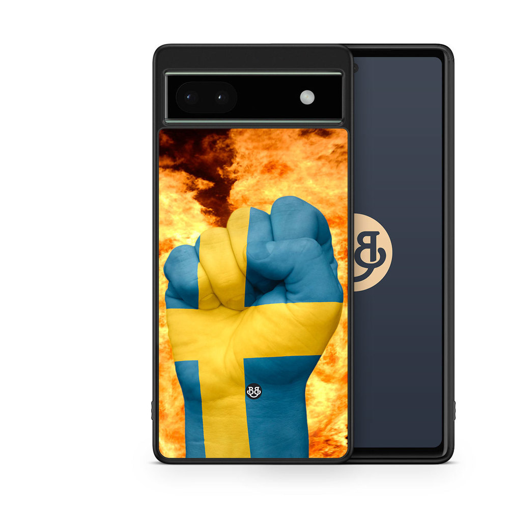 Google Pixel 6a Case - Sweden Hand
