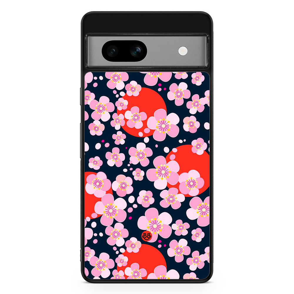 Google Pixel 7a Case - Japanese Flowers
