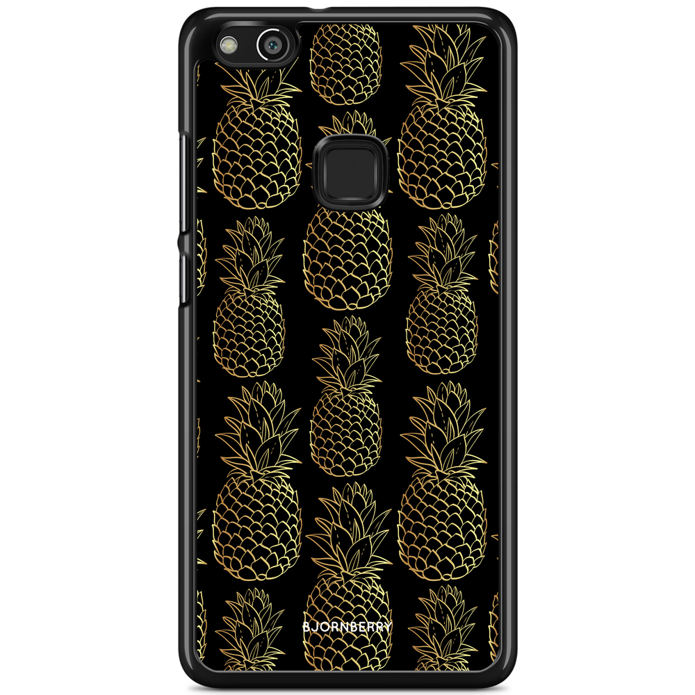 Huawei P10 Lite Case - Gold Pineapples