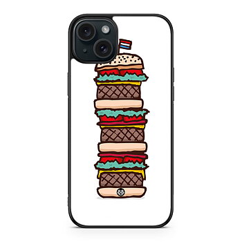 iPhone 15 Plus Skal - Giant hamburger