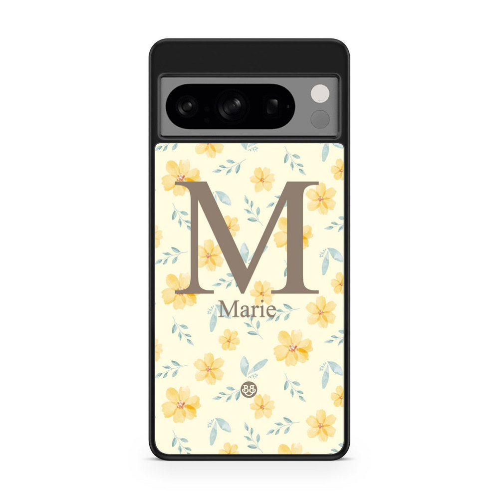 Google Pixel 8 Pro Custom Skal - AWAKEN - Golden Bloom