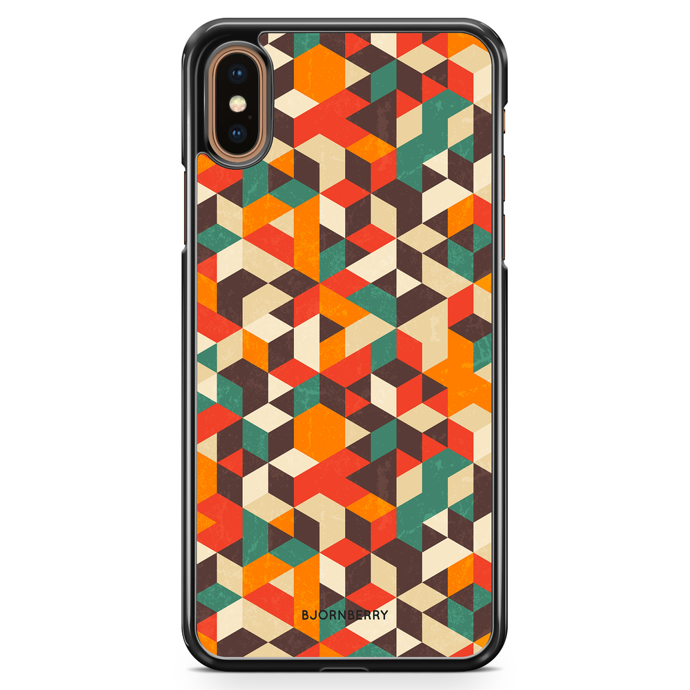 iPhone XS Max Case - Retro Geometric