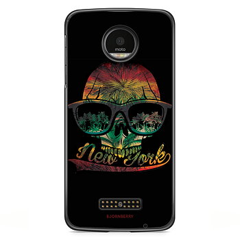 Moto Z2 Play Case - New York Skull