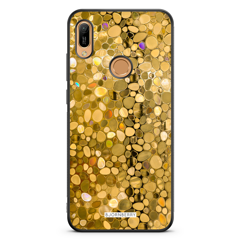 Huawei Y6 2019 Case - Stained Glass Gold