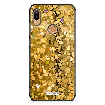 Huawei Y6 2019 Skal - Stained Glass Guld