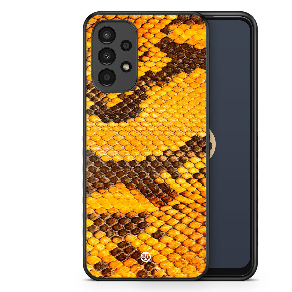 Samsung Galaxy A13 Case - Yellow Snake
