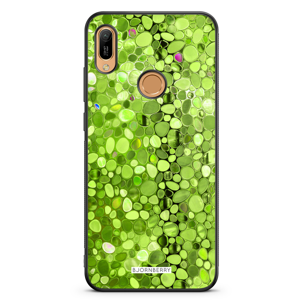 Huawei Y6 2019 Case - Stained Glass Green