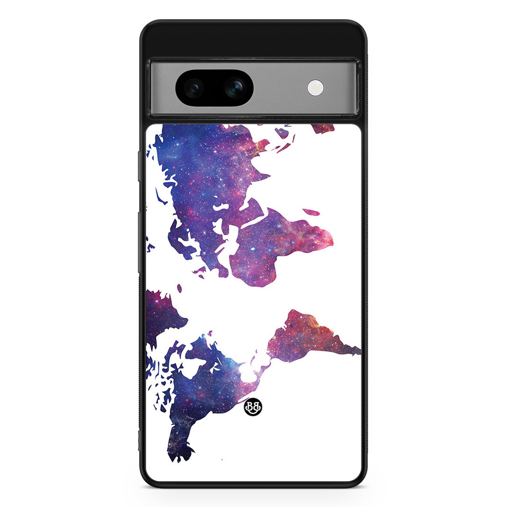 Google Pixel 7a Case - World Map Space