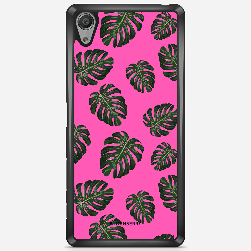 Sony Xperia X Performance Case - Monstera Pink