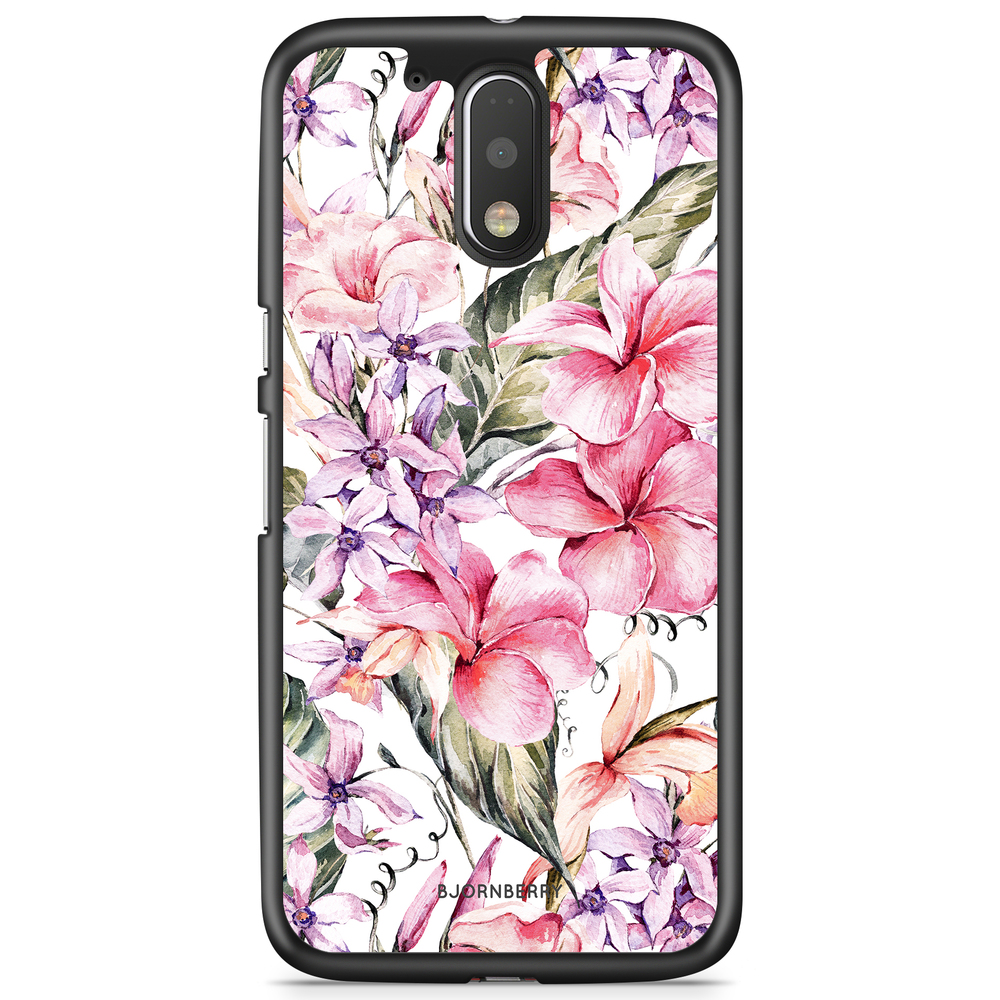 Moto G4/G4 Plus Case - Watercolor Flowers