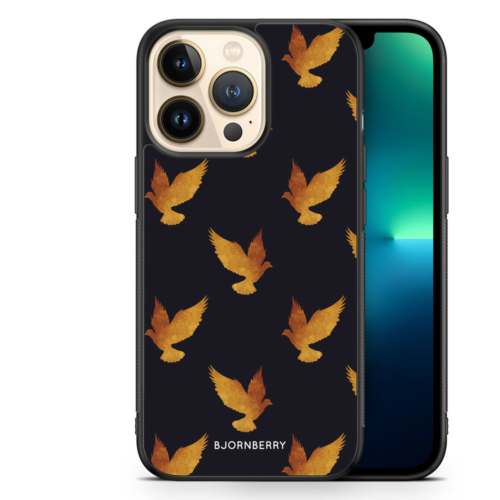 iPhone 13 Pro Case - Golden Doves