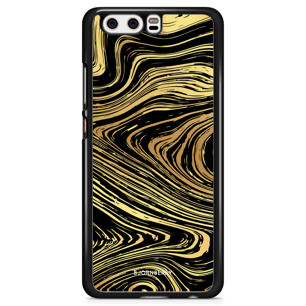 Huawei P10 Plus Case - Gold Marble