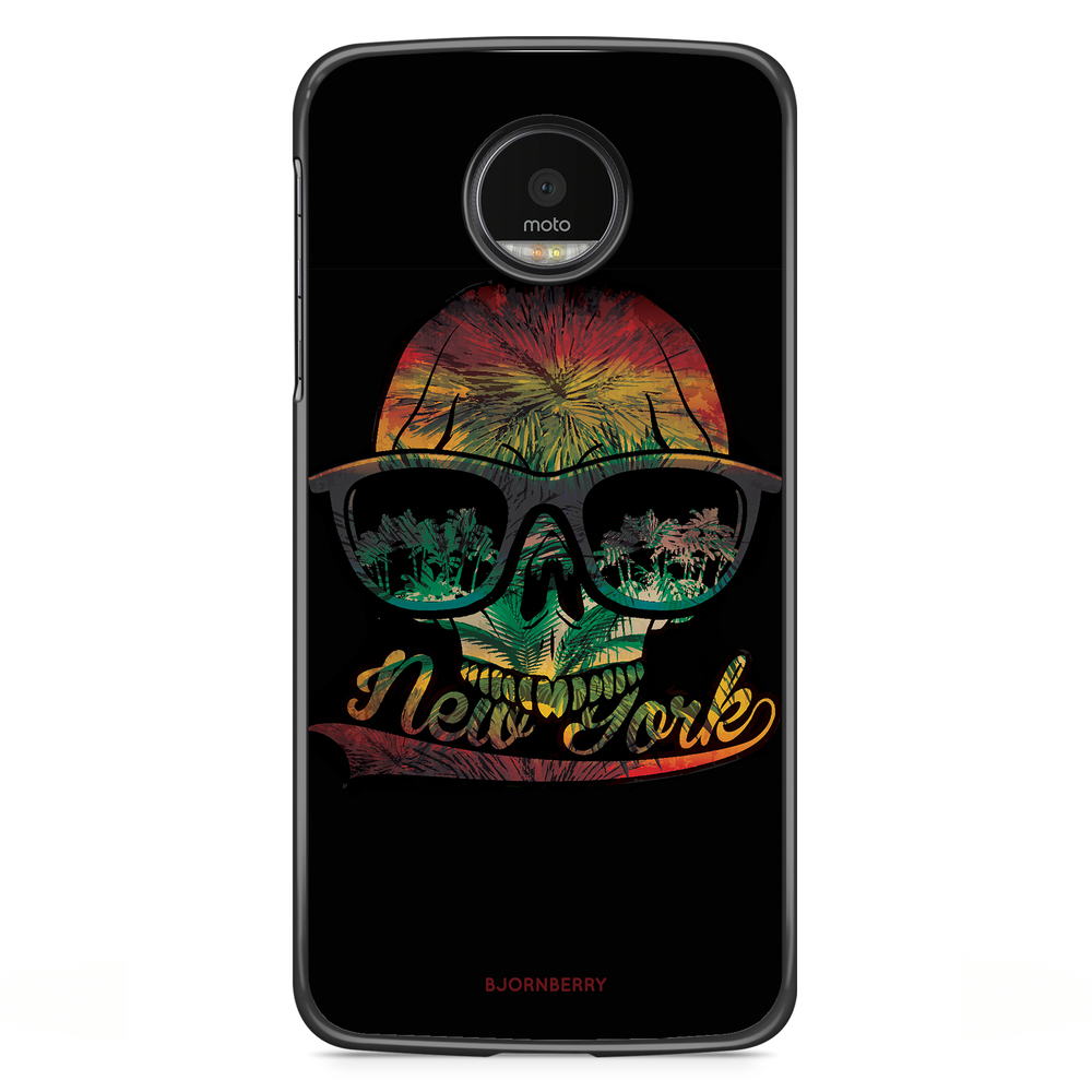 Motorola Moto G5S Plus Case - New York Skull