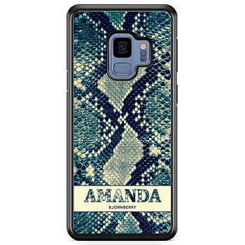 Samsung Galaxy S9 Case Custom - Custom Blue Snake