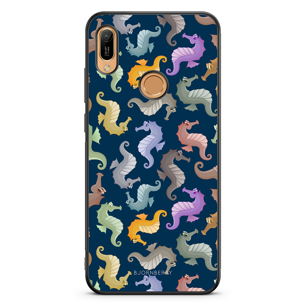 Huawei Y6 2019 Case - Cartoon Sea-Horse