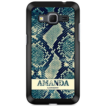 Samsung Galaxy Core Prime Skal Custom - Custom Blue Snake