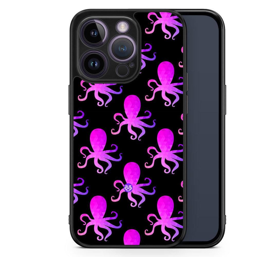 iPhone 14 Pro Skal - Bläckfiskmönster