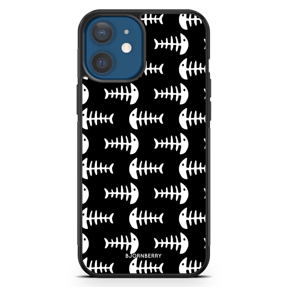 iPhone 12 Mini Case - Fish Skeleton