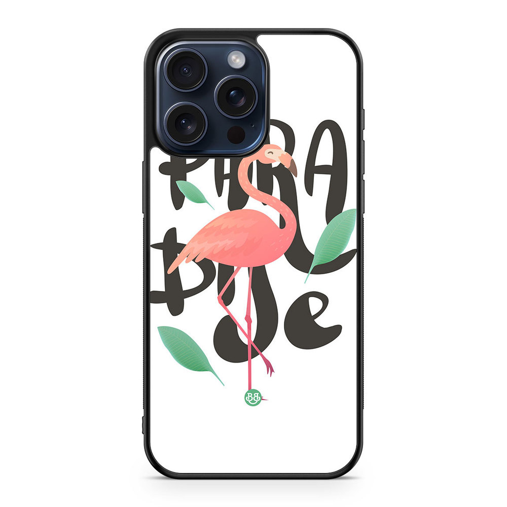 iPhone 15 Pro Max Case - Paradise Flamingo