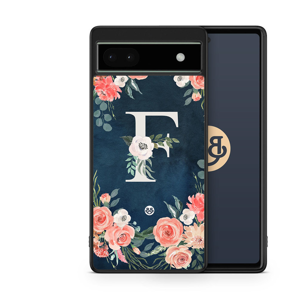 Google Pixel 6a Case - Monogram F
