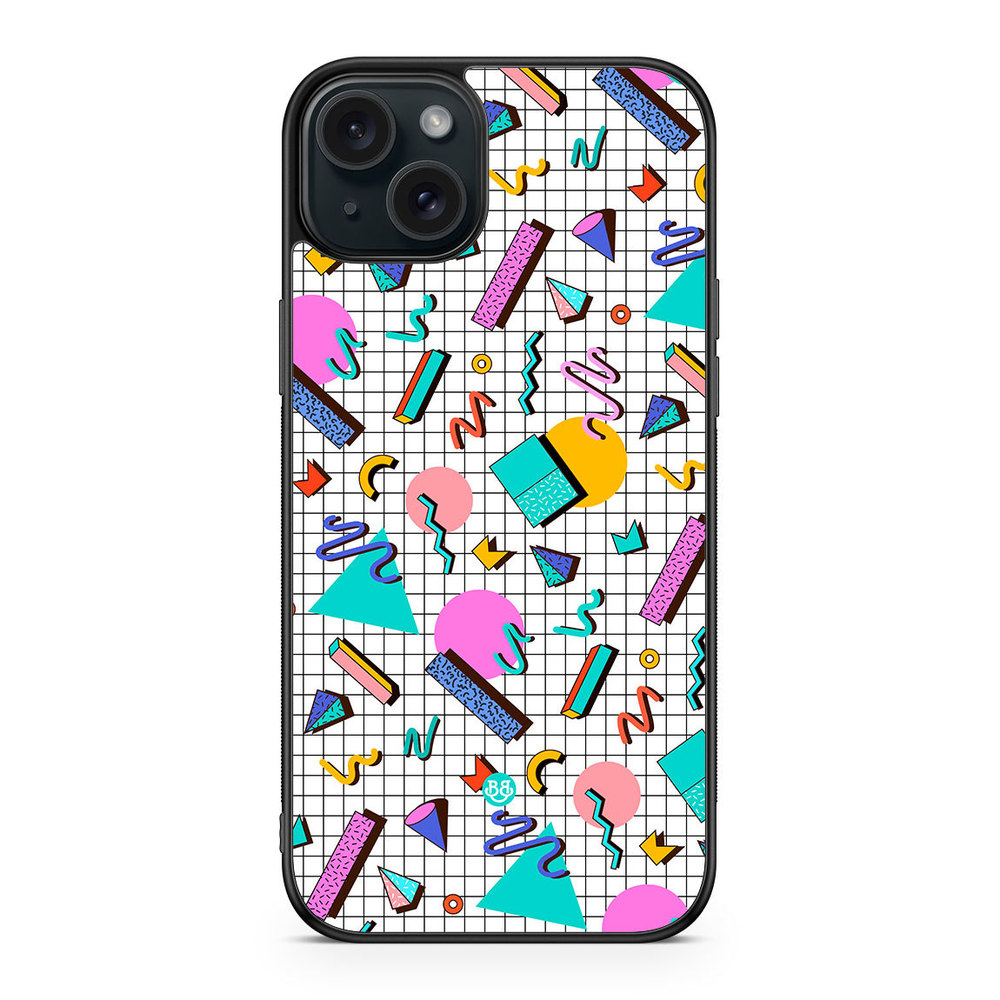iPhone 15 Plus Case - 80s Pattern