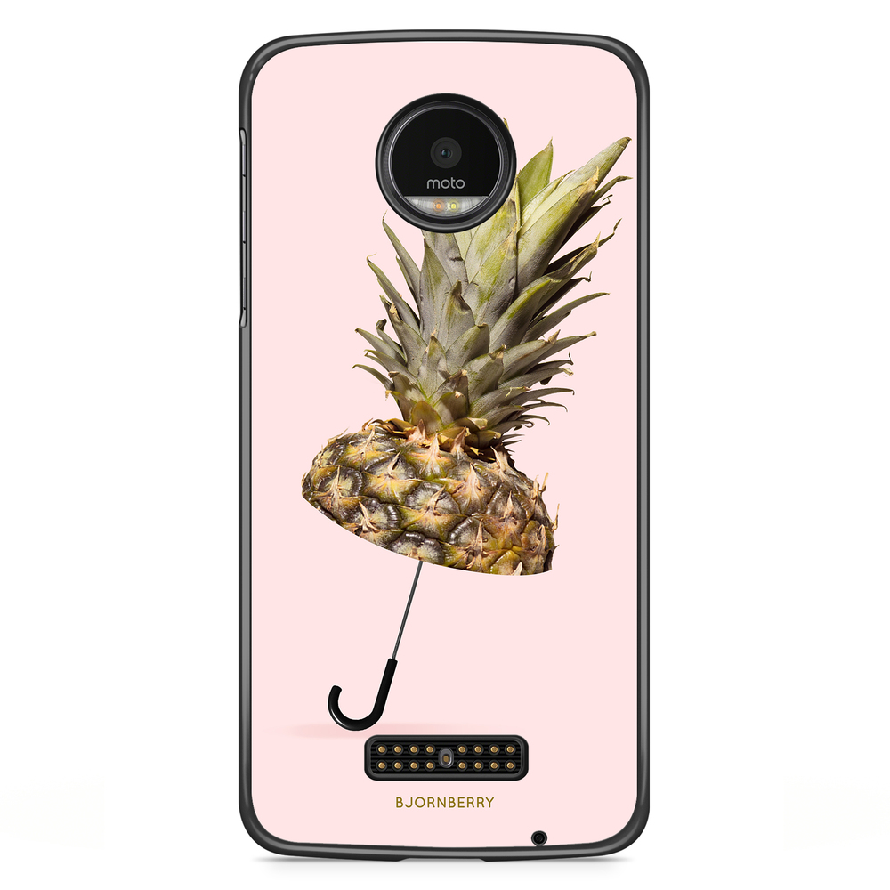 Moto Z2 Play Case - Pineapple Umbrella