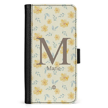 Samsung Galaxy A14 4G/5G Custom Wallet Case - AWAKEN - Golden Bloom