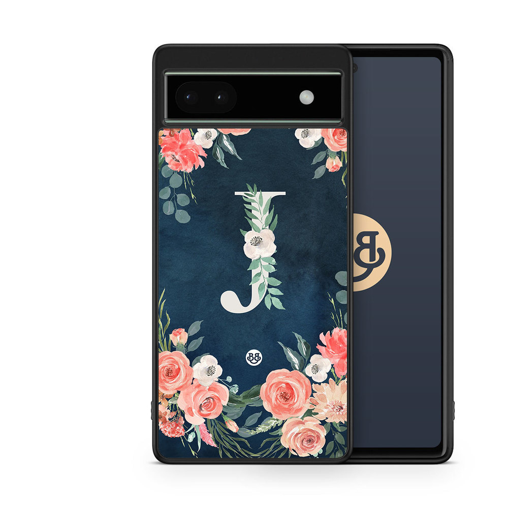 Google Pixel 6a Case - Monogram J