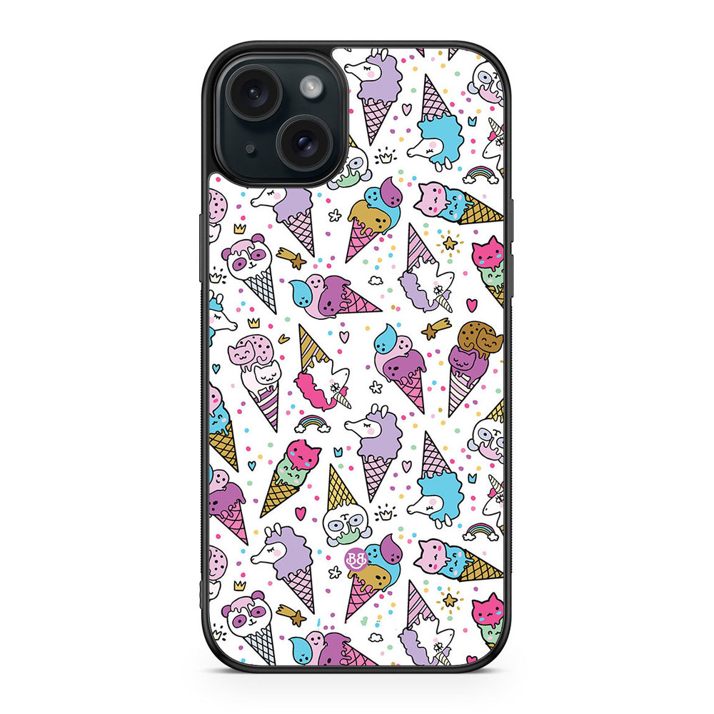 iPhone 15 Plus Case - Unicorn Ice Creams