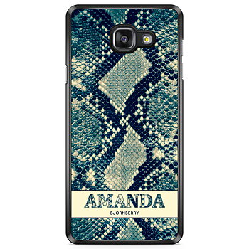 Samsung Galaxy A5 6 (2016) Skal Custom - Custom Blue Snake