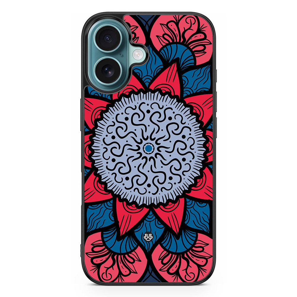 iPhone 16 Case - Blue Mandala