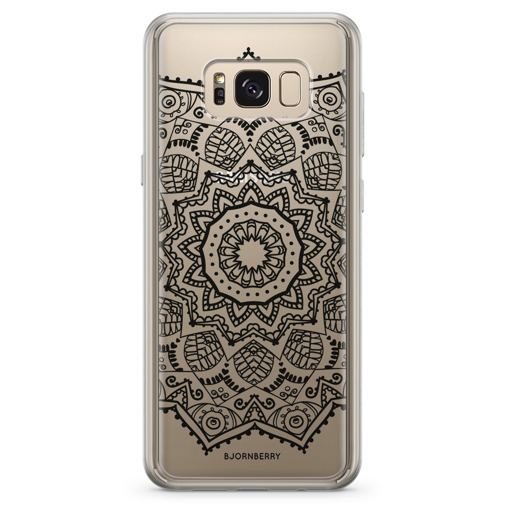 Samsung Galaxy S8 Plus Fashion Case - Black Mandala