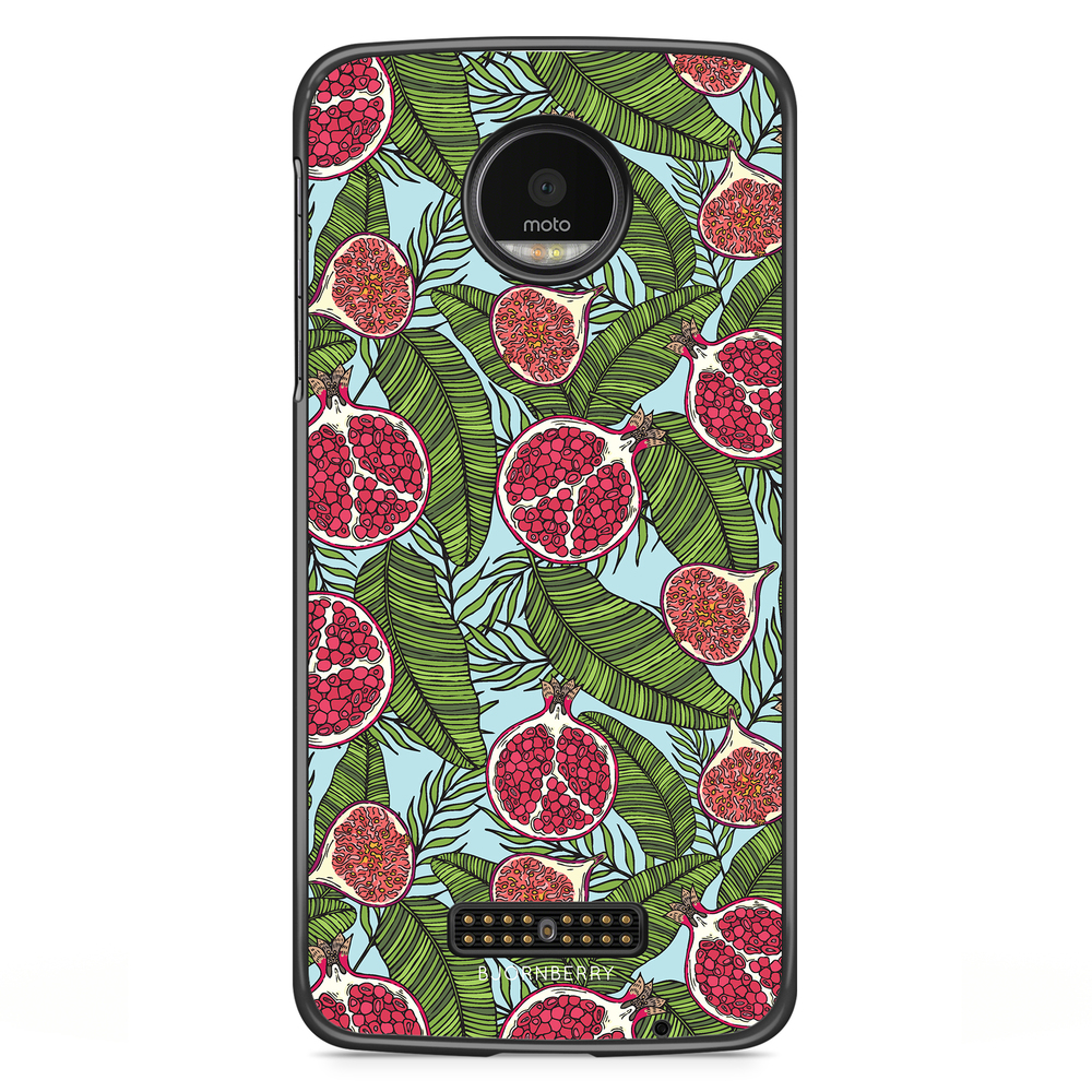 Moto Z2 Play Case - Pomegranate