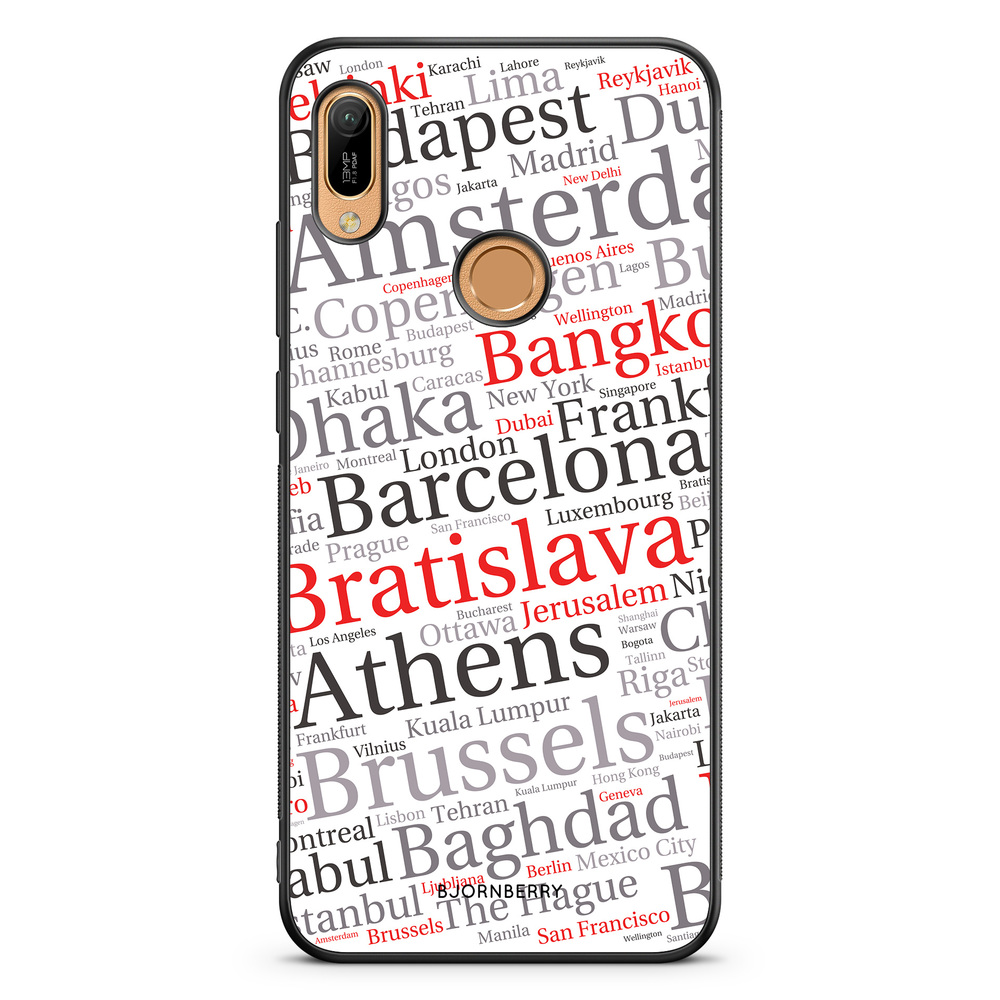 Huawei Y6 2019 Case - City Names