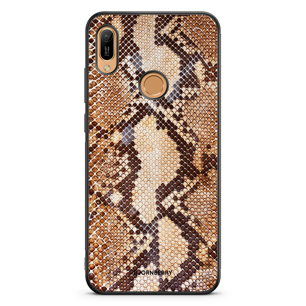 Huawei Y6 2019 Case - Snakeskin Brown
