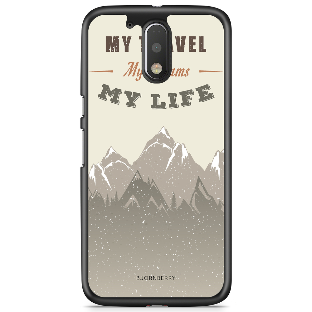 Moto G4/G4 Plus Case - My Travels, My Life