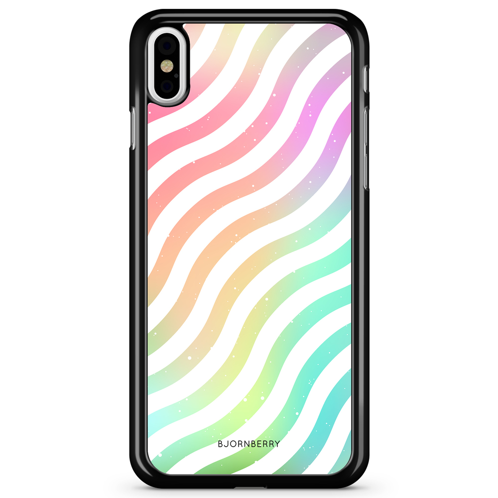 iPhone X / XS Case - Wavy Rainbow