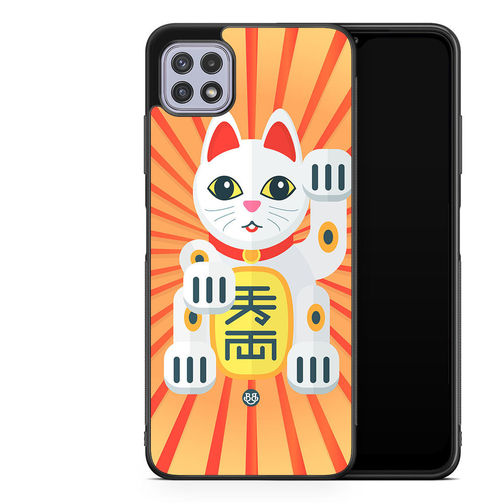 Samsung Galaxy A22 4G Case - Lucky Cat