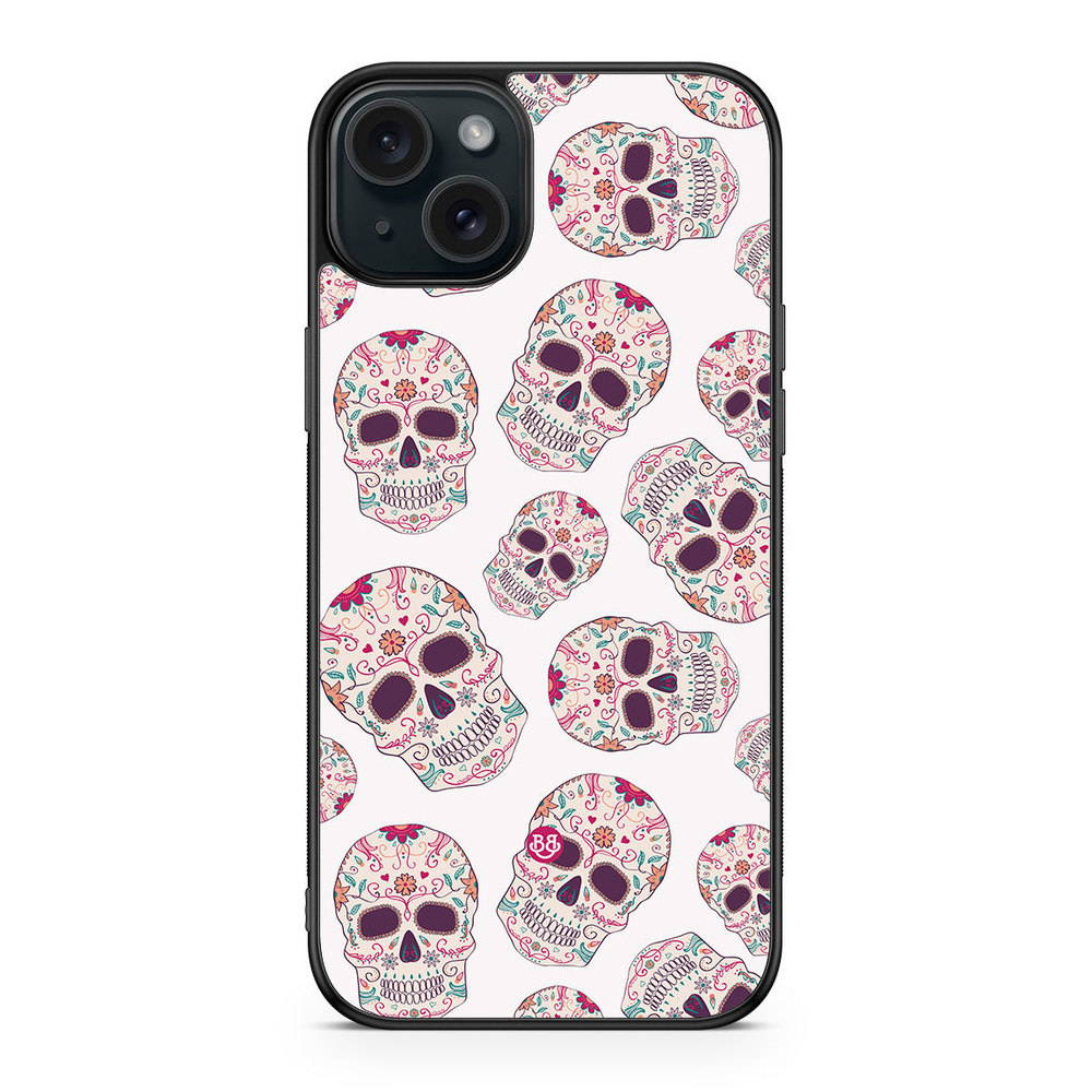 iPhone 15 Plus Case - Calavera Skulls