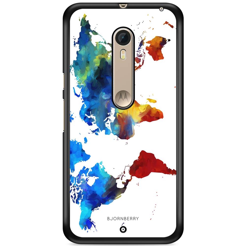 Moto X Style Case - World Map