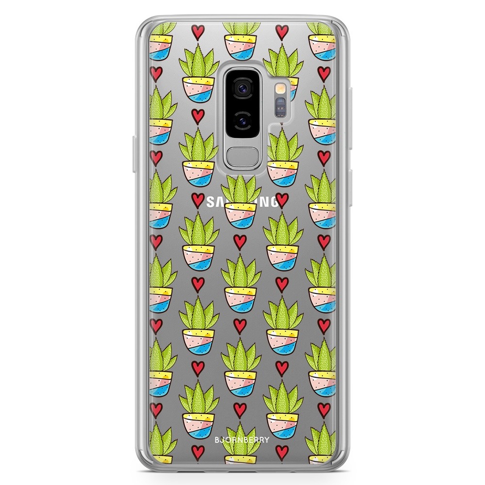 Samsung Galaxy S9 Plus Fashion Case - Cactus Pattern