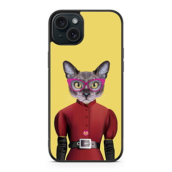 iPhone 15 Plus Skal - Hipsterkatt
