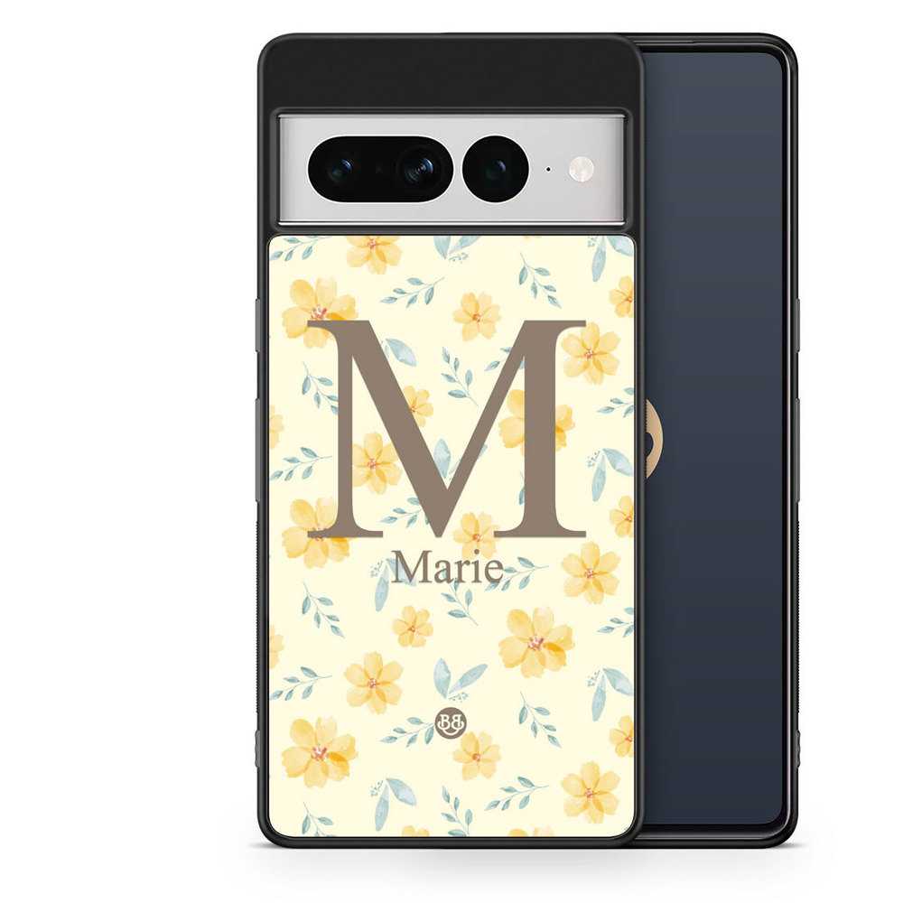 Google Pixel 7 Pro Custom Case - AWAKEN - Golden Bloom