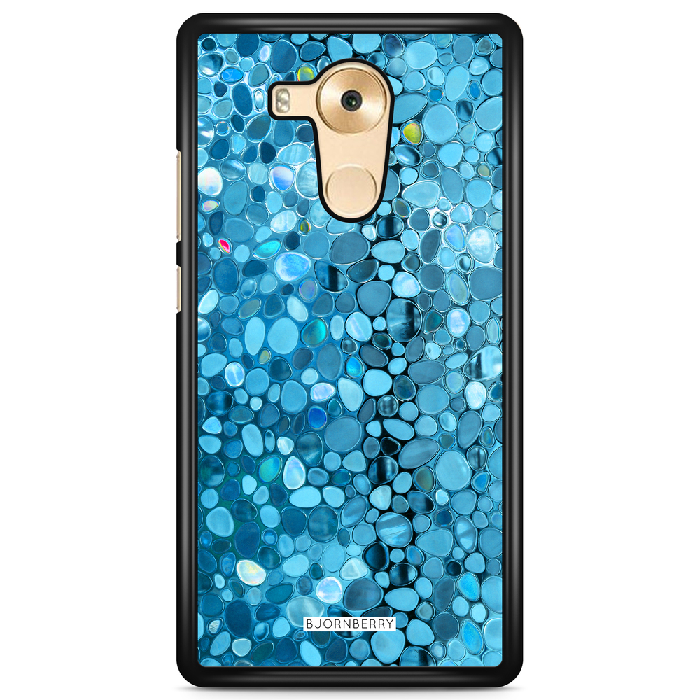 Huawei Mate 9 Pro Case - Stained Glass Blue