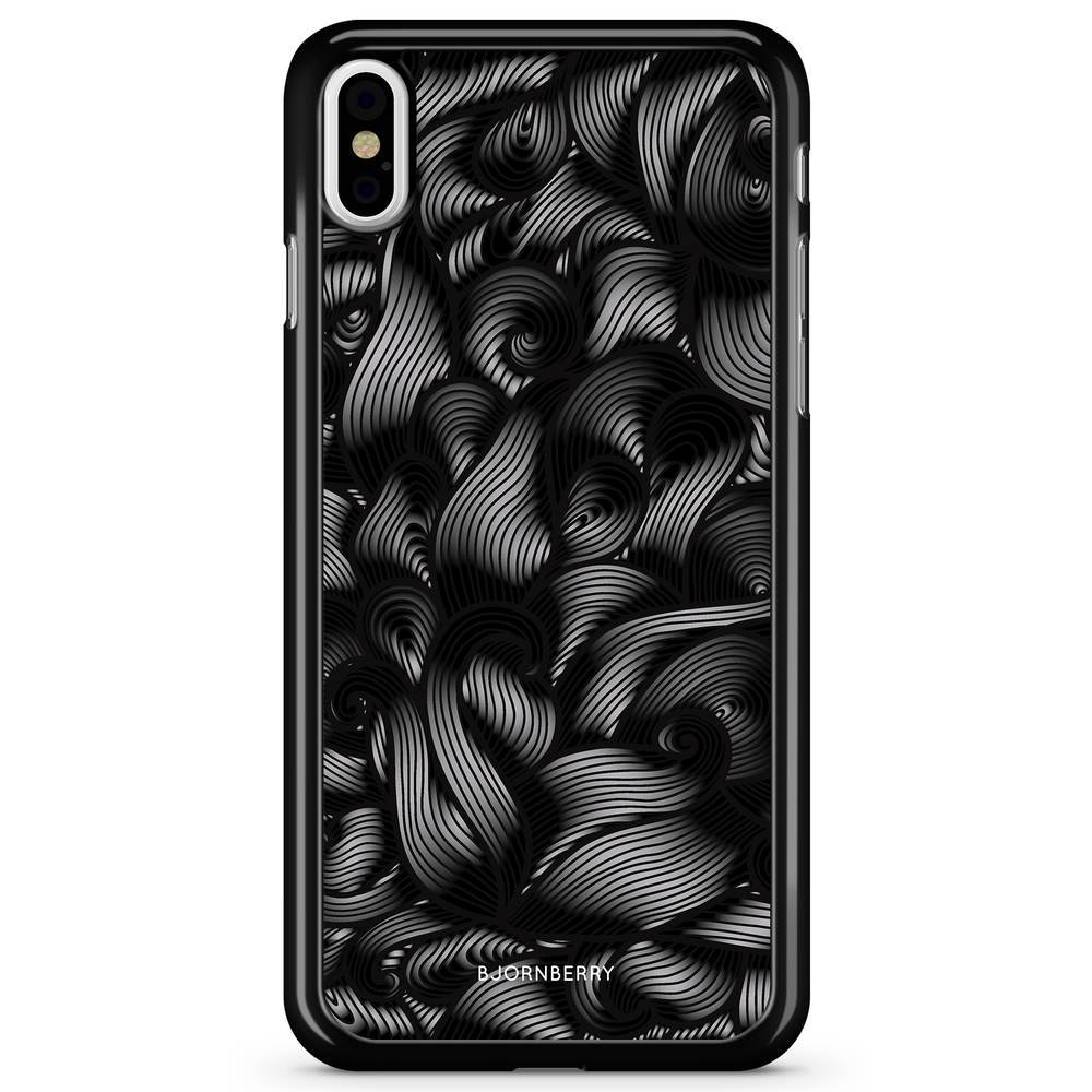 iPhone X / XS Case - Black Waves