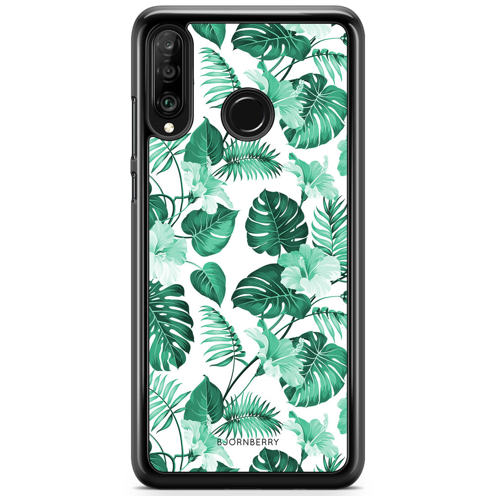 Huawei P30 Lite Case - Turquoise Flowers