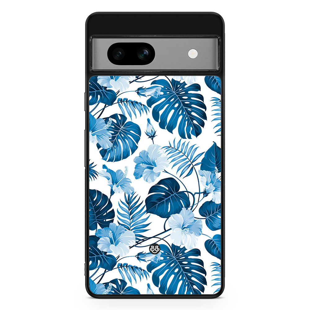 Google Pixel 7a Case - Blue Flowers